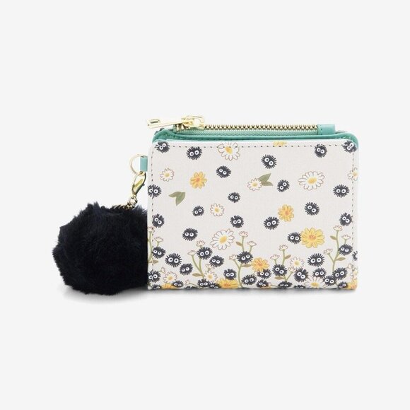 Studio Ghibli My Neighbor Totoro Soot Sprites Flower Mini Wallet Her Universe - Picture 7 of 9